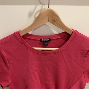 NWT Express Knotted Twisted Front Bodysuit